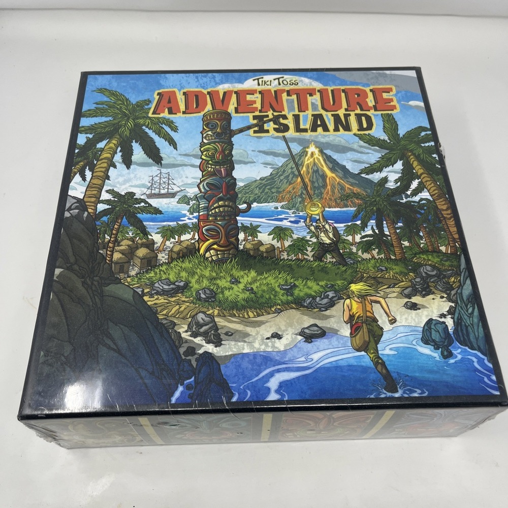 Tiki Toss Adventure Island Board Game by Mellow Militia (2019) NEW Box Damage